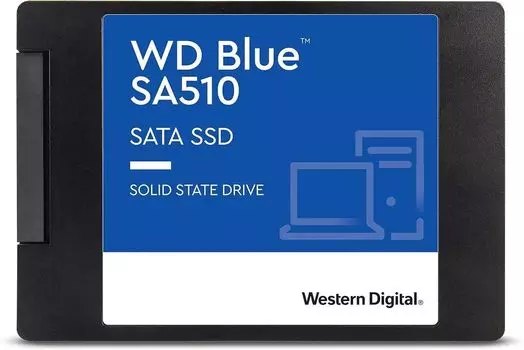 Твердотельный накопитель (SSD) Western Digital 4Tb Blue SA510 WDS400T3B0A, 2.5", SATA3 (WDS400T3B0A) Retail