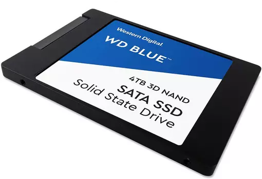Твердотельный накопитель (SSD) Western Digital 4Tb Blue, 2.5", SATA3 (WDS400T2B0A)