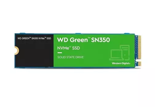 Твердотельный накопитель (SSD) Western Digital 500Gb Green SN350, 2280, PCI-E 3.0 x4, NVMe (WDS500G2G0C) Retail