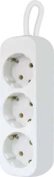 Удлинитель Defender E330, 3-розетки, 3м, белый (99222)