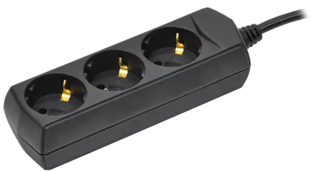 Удлинитель Generica У03, 3-розетки, 5 м, черный (WYP10-10-03-05-Z-K02-G)