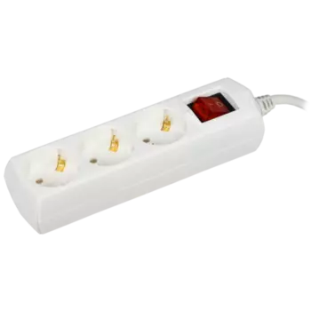Удлинитель Generica У03В, 3-розетки, 7 м, белый (WYP10-10-03-07-ZK-G)