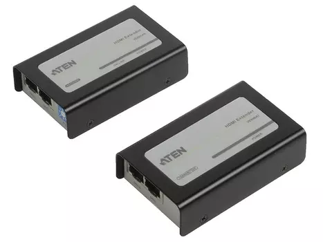 Удлинитель HDMI Aten VE800A-AT-G 60 метр., 2xUTP Cat5e, HDMI+2xRJ45, F, без шнуров, 2xБ.П. 220> 5V, (по витой паре;до 1920x1200 60Hz;HDTV 480p/720p/10 [VE800A-A]