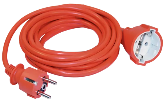 Удлинитель IEK УШ-01РВ, 1-розетка, 20м, оранжевый (WUP10-20-K09-N)