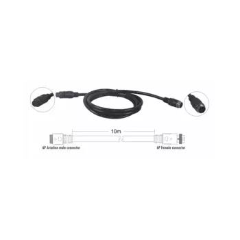 удлинитель ITC TS-10D, 6-pin m-f, черный (TS-10D)