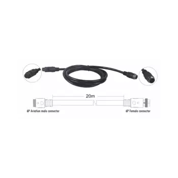 удлинитель ITC TS-20D, 6-pin m-f, черный (TS-20D)