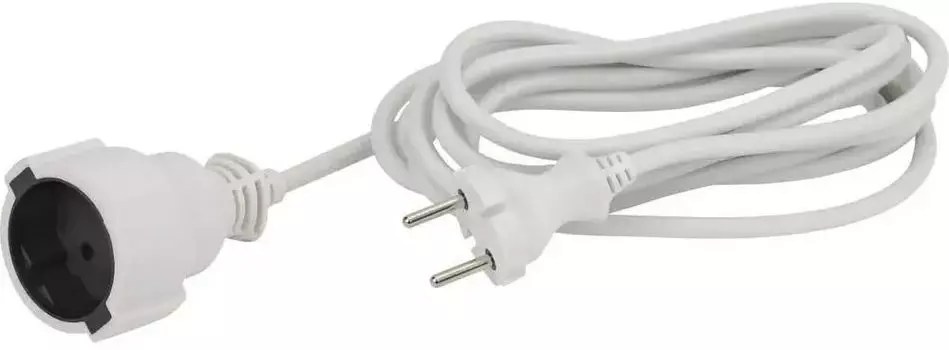 Удлинитель Юнивольт, 1-розетка, 20 м, белый (00-00000568)