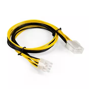 Удлинитель кабеля питания материнской платы Exegate EX-EXT-8M8F-0.5, 8pin EPS12V (M)-8pin EPS12V (F) (EX294790RUS)