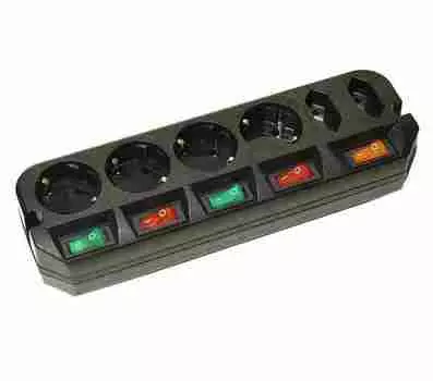 Удлинитель Most A16, 6-розеток, 5м, черный (A16 5)