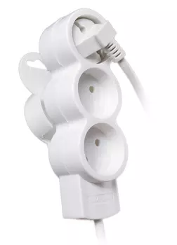 Удлинитель REV 32002 1, 3-розетки, 3 м, белый (32002 1)