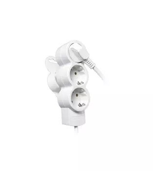 Удлинитель REV 32006 9, 3-розетки, 5 м, белый (32006 9)