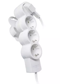 Удлинитель REV 32012 0, 4-розетки, 3 м, белый ( 32012 0)