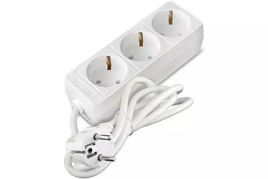 Удлинитель Союз, 3-розетки, 1.5м, белый (481S-9301)