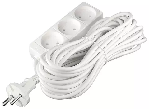 Удлинитель Союз 481S-1310, 3-розетки, 10м, белый (481S-1310)
