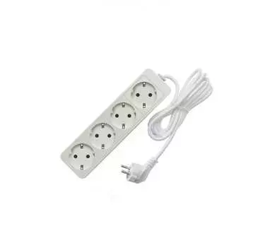 Удлинитель Союз 481S-9401, 4-розетки, 1.5м, белый (481S-9401)