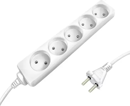 Удлинитель Старт S 5x3, 5-розеток, 3 м, белый (4607175852807)