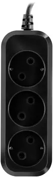 Удлинитель SunWind SW-PE35-B, 3-розетки, 5 м, черный (SW-PE35-B)