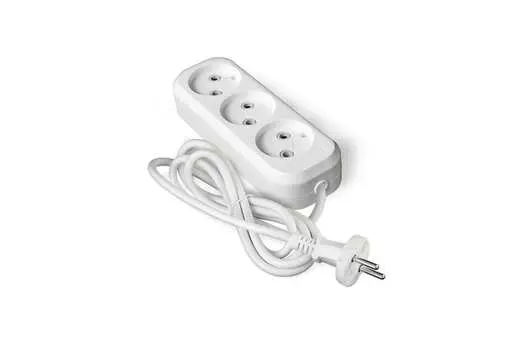Удлинитель UNIVersal Е-203, 2-розетки, 3м, белый (9631964)