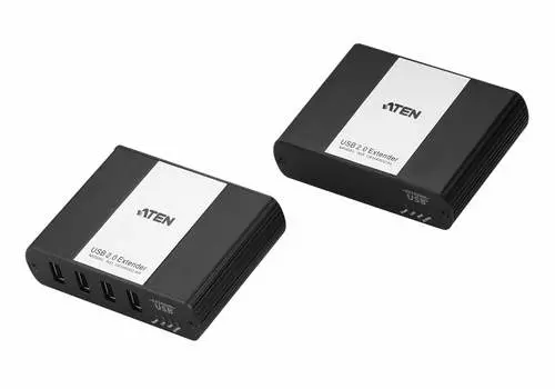 Удлинитель USB ATEN UEH4002A, 1xUSB 2.0-4xUSB 2.0, по витой паре до 100 м, 0.48 Гбит/с (UEH4002A-AT-G)