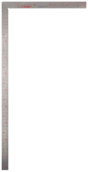 Угольник столярный ЗУБР ПРОФЕССИОНАЛ 34350-50, 500 мм x 250 мм, серый (34350-50)