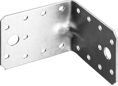 Уголок крепежный ЗУБР МАСТЕР УКУ-2.0, усиленный, 6.5 смx9 смx9 см, 2 мм, 1 шт. (310116-65-090)