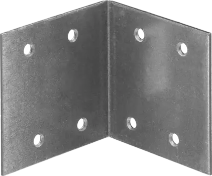 Уголок мебельный ЗУБР МАСТЕР УМШ-1.5, 6 см x 6 см x 6 см, 1.5 мм, белый цинк, 1 шт. (31034-60)