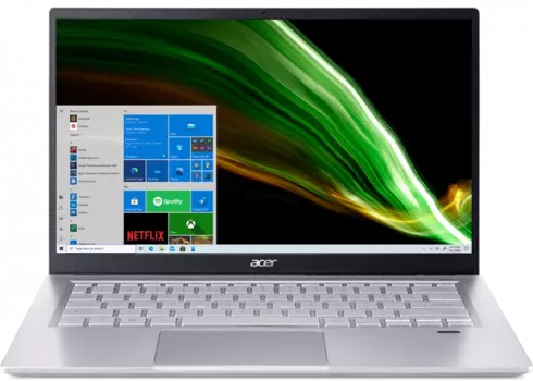 Ноутбук Acer Swift 3 SF314-43-R3JP 14" IPS 1920x1080, AMD Ryzen 3 5300U 2.6 ГГц, 8Gb RAM, 512Gb SSD, W11, серебристый (NX.AB1ER.00B)
