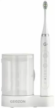 Ультразвуковая электрическая зубная щетка Geozon AURORA, насадок: 4, режимов: 1, белый (G-HL08WHT)