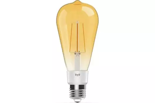 Умная филаментная лампочка Yeelight Smart LED Filament Bulb ST64, E27, 2000K, 500Лю, 6Вт, белый (YGYA0319084WTEU)
