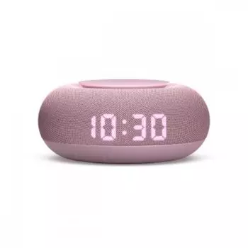 Умная колонка VK Капсула Мини, 5 Вт, с голосовым помощником Маруся, LED-экран, WiFi, Bluetooth, розовый (MRC02PI)