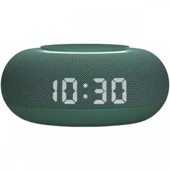 Умная колонка VK Капсула Мини, 5 Вт, с голосовым помощником Маруся, LED-экран, WiFi, Bluetooth, зеленый (MRC02SG)