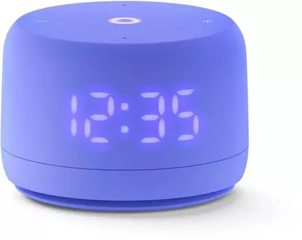 Умная колонка Яндекс Станция Лайт 2, 6 Вт, Алиса, LED-экран, WiFi, Bluetooth, фиолетовая (YNDX-00026VIO)