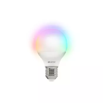 Умная лампа HIPER IoT LED A1 RGB, 6Вт, 520лм, 2700-6500K, E27, WiFi, белый (IoT LED A1)