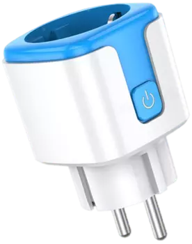 Умная розетка SmartiNext SN-SP20AB, 4.4 кВт, 20А, Bluetooth/WiFi, белый/синий (SN-SP20AB)