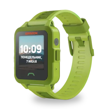 Умные часы детские GEOZON Active, 1.44", IPS, зеленый (G-W03GRN)