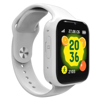 Умные часы детские GEOZON KIDS CONCEPT WHITE, 1.69" IPS, белый (G-W26WHT)