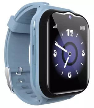 Умные часы детские GEOZON KIDS SUPERSTAR BLUE/GRAY, 1.69" IPS, голубой (G-W24BLUG)
