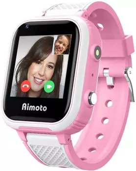 Умные часы детские Кнопка жизни Aimoto Pro Indigo 4G, 1.44 " IPS, розовый