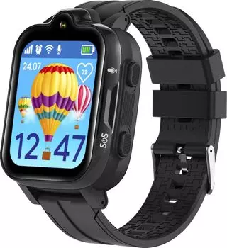 Умные часы детские Кнопка жизни Aimoto Trend, 1.69" IPS, черный (8209921)