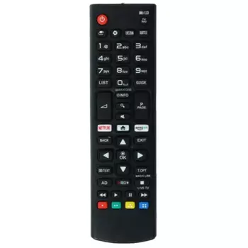 Универсальный пульт REXANT для телевизора LG, черный (38-0018)