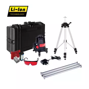 Уровень лазерный (нивелир) комбинированный, до 20м, 0.3 мм/м, самовыравнивание, АКБ, 4xАА, кейс, ADA ULTRALINER 360 4V Set ( А00477)