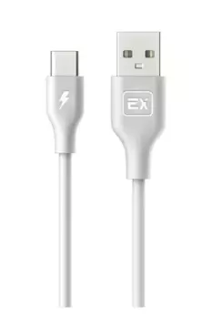 USB 2.0(Am)-USB Type-C(m), 1м, белый Exployd (EX-K-1158)
