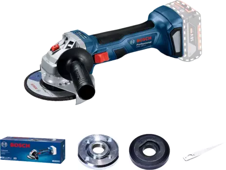 УШМ (болгарка) BOSCH Professional GWS 180-LI, аккумуляторная, 125мм, 11000 об/мин, Li-Ion, 18В, 1.6кг (06019H9020), поставляется без аккумуляторов и зарядного устройства