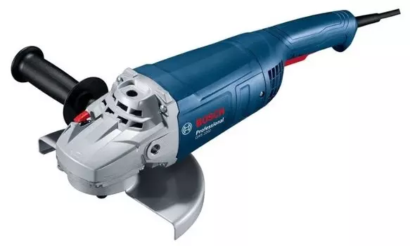 УШМ (болгарка) BOSCH Professional GWS 2200, сетевая, 2200Вт, 230мм, 6500 об/мин, 5.4кг (06018C10R0)
