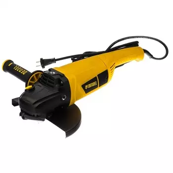 УШМ (болгарка) Denzel AG230-2600, сетевая, 2600Вт, 230мм, 6000 об/мин, 6кг (26917)