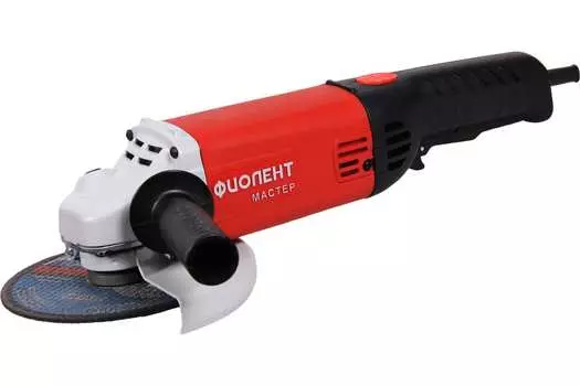 УШМ (болгарка) ФИОЛЕНТ МАСТЕР МШУ5-11-150 Э М, сетевая, 1.1 кВт, 15 см, 6200 об/мин, кейс, 2.5 кг (ИДФР298135004-02)