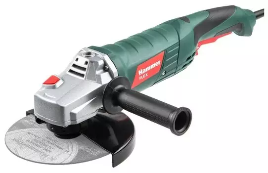 УШМ (болгарка) Hammer USM1650D, сетевая, 1700Вт, 180мм, 8000 об/мин, 3кг (FLEX USM1650D)