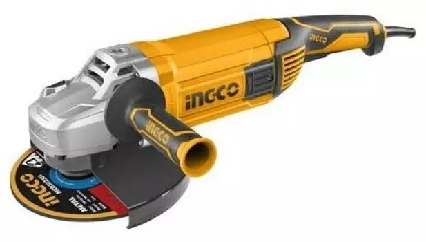 УШМ (болгарка) Ingco AG200018, сетевая, 2000Вт, 180мм, 8450 об/мин