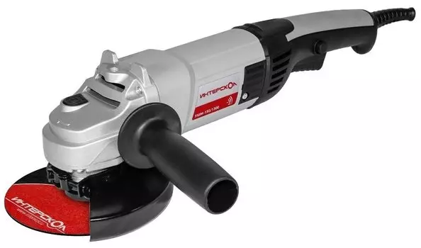 УШМ (болгарка) Интерскол УШМ-150/1300, сетевая, 1300Вт, 150мм, 8500 об/мин, 2.9кг (664.1.0.00)