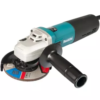 УШМ (болгарка) Makita 9565CVR, сетевая, 1400Вт, 125мм, 12000 об/мин, регулировка частоты вращения, 2.2кг